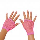 <strong>Митенки в мелкую сетку розовые</strong> <br />
Короткие розовые перчатки-митенки с мелкую эластичную сеточку с прорезью для пальцев. <div class="charTableblock"> </div> Митенки в мелкую сетку розовые
Короткие розовые перчатки-митенки с мелкую эластичную сеточку с прорезью для пальцев.