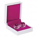 <strong>Стеклянные вагинальные шарики Ben Wa Balls Medium Weight </strong> <br />
Вагинальные шарики без сцепки, прозрачные. <div class="charTableblock"><div><span>Диаметр, см</span>: 2.30</div><div><span>Диаметр, см</span>: 2</div><div><span>Производитель</span>: Shots Toys by Shots Media BV, Нидерланды</div></div> Стеклянные вагинальные шарики Ben Wa Balls Medium Weight
Вагинальные шарики без сцепки, прозрачные.