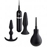 <strong>Набор чёрных анальных стимуляторов </strong> <br />
Набор включает в себя: анальную втулку, анальную пробку с вибрацией, очищающую грушу. <div class="charTableblock"> </div> Набор чёрных анальных стимуляторов
Набор включает в себя: анальную втулку, анальную пробку с вибрацией, очищающую грушу.