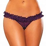 <strong>Темно-фиолетовые трусики-танга</strong> <br />
Темно-фиолетовые трусики-танга держатся на бедрах благодаря широкой рюши. <div class="charTableblock"><div><span>Размер</span>: M (44-46); L (46-48)</div><div><span>Цвет</span>: другой</div><div><span>Производитель</span>: Hustler Lingerie, США</div><div><span>В наличии</span>: M-L, фиолетовый</div></div> Темно-фиолетовые трусики-танга
Темно-фиолетовые трусики-танга держатся на бедрах благодаря широкой рюши.