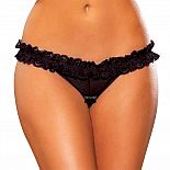 <strong>Черные трусики-танга на широком пояске</strong> <br />
Черные трусики-танга с пояском из широкой рюши, которые сидят на бедрах. <div class="charTableblock"><div><span>Размер</span>: M (44-46); L (46-48)</div><div><span>Цвет</span>: черный</div><div><span>Производитель</span>: Hustler Lingerie, США</div><div><span>В наличии</span>: M-L, черный</div></div> Черные трусики-танга на широком пояске
Черные трусики-танга с пояском из широкой рюши, которые сидят на бедрах.