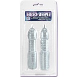 <strong>Набор из двух рельефных насадок</strong> <br />
Набор из двух насадок на пенис с многочисленными мягкими ребрышками, пупырышками и усиками для усиления ощущений у партнерши. Может использоваться как многоразовый презерватив, не только для полового члена, но и для вибратора или фаллоимитатора. <div class="charTableblock"><div><span>Материал</span>: силикон</div><div><span>Производитель</span>: California Exotic Novelties, США</div></div> Набор из двух рельефных насадок
Набор из двух насадок на пенис с многочисленными мягкими ребрышками, пупырышками и усиками для усиления ощущений у партнерши. Может использоваться как многоразовый презерватив, не только для полового члена, но и для вибратора или фаллоимитатора.