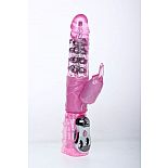 <strong>Розовый ротатор с бусинами - 15.5 см.</strong> <br />
Мультискоростной рельефный вибромассажер розового цвета с функциями вращения ствола и мощным клиторальным стимулятором в форме зайчика. <div class="charTableblock"> </div> Розовый ротатор с бусинами - 15.5 см.
Мультискоростной рельефный вибромассажер розового цвета с функциями вращения ствола и мощным клиторальным стимулятором в форме зайчика.