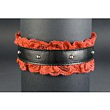 <strong>Чёрно-красный подшитый чокер Готика-12 </strong> <br />
Подшитый; кружева – красные, застежка - кнопка, с 7 металлическими капельками. <div class="charTableblock"> </div> Чёрно-красный подшитый чокер Готика-12
Подшитый; кружева – красные, застежка - кнопка, с 7 металлическими капельками.