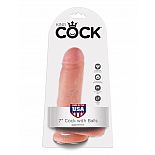 ������������� � �������� 7" COCK WITH BALLS �� �������� �������� 
������������� � �������� 7" COCK WITH BALLS �� �������� �� ��������� KING COCK ����������� �� ������������������� ��������� PVC - ���������������, ��� ���������� ������������� - ������, ������� ��������� ���������� ����������� �� �������������� �������.