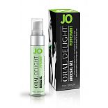 <strong>Ментоловый лубрикант для оральных ласк Oral Delight - Peppermint Pleasure - 30 мл.</strong> <br />
Лубрикант для оральных ласк JO Oral Delight - Peppermint Pleasure - Оральный восторг . <div class="charTableblock"><div><span>Основа</span>: водная</div><div><span>Особенности</span>: оральная; вкусовая; для мужчин; для женщин; вагинальная; охлаждающая</div><div><span>Объем, мл</span>: 30-59</div><div><span>Объем, мл</span>: 30</div></div> Ментоловый лубрикант для оральных ласк Oral Delight - Peppermint Pleasure - 30 мл.
Лубрикант для оральных ласк JO Oral Delight - Peppermint Pleasure - Оральный восторг .