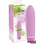 <strong>Розовый вибратор Smile Mini Comfy - 13 см.</strong> <br />
Маленький, но мощный! Этот розовый мини вибратор знает, что любят женщины! Его форма и 7 уровней вибрации подарят вам нескончаемые волны удовольствия. <div class="charTableblock"><div><span>Длина, см</span>: 13.00</div><div><span>Диаметр, см</span>: 3.00</div><div><span>Материал</span>: силикон</div><div><span>Длина, см</span>: 13-16</div><div><span>Диаметр, см</span>: 3</div></div> Розовый вибратор Smile Mini Comfy - 13 см.
Маленький, но мощный! Этот розовый мини вибратор знает, что любят женщины! Его форма и 7 уровней вибрации подарят вам нескончаемые волны удовольствия.