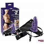 <strong>Фиолетовый вибрострапон унисекс Strapon for 2 - 14,5 см.</strong> <br />
Этот полый фаллоимитатор с вибрациями будет удобно использовать каждому партнеру. <div class="charTableblock"><div><span>Длина, см</span>: 14.5</div><div><span>Диаметр, см</span>: 4</div><div><span>Длина, см</span>: 13-16</div><div><span>Диаметр, см</span>: 4</div><div><span>Материал</span>: ПВХ (PVC)</div><div><span>Цвет</span>: другой</div><div><span>Особенности</span>: комплект; с вибрацией</div></div> Фиолетовый вибрострапон унисекс Strapon for 2 - 14,5 см.
Этот полый фаллоимитатор с вибрациями будет удобно использовать каждому партнеру.