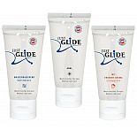 <strong>Набор гель-лубрикантов 3х50 мл</strong> <br />
Лубрикант на водной основе с лёгким приятным ароматом, отлично подойдёт для любых игрушек. <div class="charTableblock"><div><span>Основа</span>: водная</div><div><span>Особенности</span>: анальная; оральная; ароматизированная; вагинальная</div><div><span>Объем, мл</span>: 100-199</div><div><span>Объем, мл</span>: 150</div></div> Набор гель-лубрикантов 3х50 мл
Лубрикант на водной основе с лёгким приятным ароматом, отлично подойдёт для любых игрушек.