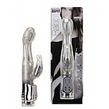 <strong>Водонепроницаемый стимулятор точки G </strong> <br />
Уже по сиянию и серебряному цвету вибратора можно рассчитывать на ярчайшие ощущения. <br><br>
Тельце секс-игрушки войдет в лоно и головкой-щеточкой упрётся в точку G. Вибромассаж этой эрогенной зоны за считанные минуты заставит ваше тело трепетать от наслаждения. <br><br>
Клиторальный стимулятор, выполненный в форме кролика, ушками будет массировать клитор – вам понравится!
<div class="charTableblock"> </div> Водонепроницаемый стимулятор точки G
Уже по сиянию и серебряному цвету вибратора можно рассчитывать на ярчайшие ощущения. <br><br>
Тельце секс-игрушки войдет в лоно и головкой-щеточкой упрётся в точку G. Вибромассаж этой эрогенной зоны за считанные минуты заставит ваше тело трепетать от наслаждения. <br><br>
Клиторальный стимулятор, выполненный в форме кролика, ушками будет массировать клитор – вам понравится!