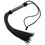 <strong>Чёрная мини-плетка с железной ручкой - 26 см.</strong> <br />
Чёрная мини-плетка с железной ручкой. Хвосты выполнены из силикона. <div class="charTableblock"><div><span>Материал</span>: силикон</div><div><span>Производитель</span>: Orion, Германия</div><div><span>Длина, см</span>: 26.00</div></div> Чёрная мини-плетка с железной ручкой - 26 см.
Чёрная мини-плетка с железной ручкой. Хвосты выполнены из силикона.