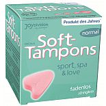<strong>Гигиенические тампоны Soft-Tampons normal - 3 шт.</strong> <br />
Благодаря удобному язычку, Soft-тампон легко вставлять и вынимать одним пальцем! При этом, гигиенические требования безопасности всегда на первом месте и подтверждаются многочисленными дерматологическими и клиническими испытаниями. <div class="charTableblock"> </div> Гигиенические тампоны Soft-Tampons normal - 3 шт.
Благодаря удобному язычку, Soft-тампон легко вставлять и вынимать одним пальцем! При этом, гигиенические требования безопасности всегда на первом месте и подтверждаются многочисленными дерматологическими и клиническими испытаниями.