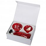 <strong>Мужской набор верности красного цвета с насадками большого размера</strong> <br />
Игрушка является мужским аналогом женского пояса верности . <div class="charTableblock"> </div> Мужской набор верности красного цвета с насадками большого размера
Игрушка является мужским аналогом женского пояса верности .