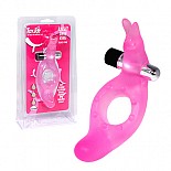 ����������� ������ Rabbit Vibrating Twin Ring Pink 
����������� ������ � ��������� � �������������� ���������� �������.