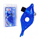 ����������� ������ � ��������� Sea Of Love Vibr. Flipper Ring Blue 
������� ����������� ������ � ���������.