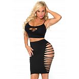 <strong>Чувственный комплект UP ALL NIGHT BRALETTE SKIRT SET: топ и юбка с прорезями</strong> <br />
Чувственный комплект UP ALL NIGHT BRALETTE SKIRT SET: топ и юбка с прорезями. <div class="charTableblock"><div><span>Размер</span>: S (42-44); M (44-46); L (46-48)</div><div><span>Цвет</span>: черный</div><div><span>Производитель</span>: Cocolicious, США</div><div><span>В наличии</span>: S-M-L, черный</div></div> Чувственный комплект UP ALL NIGHT BRALETTE SKIRT SET: топ и юбка с прорезями
Чувственный комплект UP ALL NIGHT BRALETTE SKIRT SET: топ и юбка с прорезями.