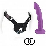 <strong>Фиолетовый страпон на регулируемом поясе с кольцами ADVANCED HARNESS KIT WITH AI - 16,5 см.</strong> <br />
Фиолетовый страпон на регулируемом поясе с кольцами ADVANCED HARNESS KIT WITH AI. <div class="charTableblock"><div><span>Длина, см</span>: 16.5</div><div><span>Диаметр, см</span>: 3.2</div><div><span>Длина, см</span>: 13-16</div><div><span>Диаметр, см</span>: 3</div><div><span>Материал</span>: силикон</div><div><span>Цвет</span>: другой</div><div><span>Особенности</span>: комплект; harness</div></div> Фиолетовый страпон на регулируемом поясе с кольцами ADVANCED HARNESS KIT WITH AI - 16,5 см. 
Фиолетовый страпон на регулируемом поясе с кольцами ADVANCED HARNESS KIT WITH AI.