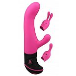 <strong>Ярко-розовый вибратор Butch Cassidy с клиторальным стимулятором и насадками к нему - 20 см.</strong> <br />
Яркий вибратор Butch Cassidy благодаря своей особой, анатомической форме предназначен для чувствительной стимуляции точки G и конечно, для вагинальной и клиторальной стимуляции. <div class="charTableblock"> </div> Ярко-розовый вибратор Butch Cassidy с клиторальным стимулятором и насадками к нему - 20 см.
Яркий вибратор Butch Cassidy благодаря своей особой, анатомической форме предназначен для чувствительной стимуляции точки G и конечно, для вагинальной и клиторальной стимуляции.