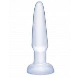 <strong>Прозрачная анальная пробка Beginners Butt Plug - 10,9 см.</strong> <br />
Небольшая анальная пробка из прозрачного геля с ограничительным основанием для безопасного использования. <div class="charTableblock"><div><span>Длина, см</span>: 10,9</div><div><span>Диаметр, см</span>: 2,4</div><div><span>Материал</span>: ПВХ (PVC)</div><div><span>Цвет</span>: прозрачный</div><div><span>Особенности</span>: пробка</div><div><span>Особенности</span>: без вибрации</div><div><span>Длина, см</span>: 9-12</div><div><span>Диаметр, см</span>: 2</div></div> Прозрачная анальная пробка Beginners Butt Plug - 10,9 см.
Небольшая анальная пробка из прозрачного геля с ограничительным основанием для безопасного использования.