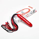 <strong>Плеть мини Ракета с шариками цвет: черный/красный</strong> <br />
Плеть мини Ракета многохвостая изготовлена из натурального гипоаллергенного латекса, имеет 15-18 хвостов длиной 35-40 см и рукоять в виде фалоса длиной 15 см диаметром 28 мм Кончики хвостов усилены шариками для увеличения ударного эффекта. <div class="charTableblock"> </div> Плеть мини Ракета с шариками цвет: черный/красный
Плеть мини Ракета многохвостая изготовлена из натурального гипоаллергенного латекса, имеет 15-18 хвостов длиной 35-40 см и рукоять в виде фалоса длиной 15 см диаметром 28 мм Кончики хвостов усилены шариками для увеличения ударного эффекта.