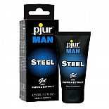 <strong>Эрекционный гель для пениса pjur MAN Steel Gel - 50 мл.</strong> <br />
Гель-крем для достижения эрекции мгновенного действия. <div class="charTableblock"> </div> Эрекционный гель для пениса pjur MAN Steel Gel - 50 мл. 
Гель-крем для достижения эрекции мгновенного действия.
