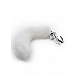 �������� ������ White Tail Buttplug Silver SH-OU134SIL 
