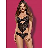 <strong>Роскошный кружевной тедди Alluria</strong> <br />
Роскошный кружевной тедди Alluria. Выглядит как топ и трусики. На спинке шнуровка. <div class="charTableblock"><div><span>Размер</span>: S (42-44); M (44-46); L (46-48); XL (48-50)</div><div><span>Цвет</span>: черный</div><div><span>Производитель</span>: Obsessive, Польша</div><div><span>В наличии</span>: S-M, черный; L-XL, черный</div></div> Роскошный кружевной тедди Alluria
Роскошный кружевной тедди Alluria. Выглядит как топ и трусики. На спинке шнуровка.