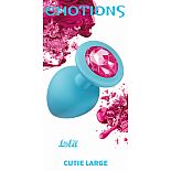 �������� ������ Emotions Cutie Large Turquoise pink crystal 4013-03Lola 
