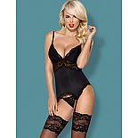 <strong>Эластичный корсаж с кружевом</strong> <br />
Элегантный корсет из стрейч-атласного материала, украшен кружевом, пажи для чулок регулируются по длине, не отстегиваются. <div class="charTableblock"><div><span>Размер</span>: S (42-44); M (44-46)</div><div><span>Цвет</span>: черный</div><div><span>Производитель</span>: Obsessive, Польша</div><div><span>В наличии</span>: S-M, черный</div></div> Эластичный корсаж с кружевом
Элегантный корсет из стрейч-атласного материала, украшен кружевом, пажи для чулок регулируются по длине, не отстегиваются.