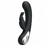 <strong>Чёрный вибратор Webb с 12 видами вибрации и клиторальным зайчиком - 21 см.</strong> <br />
Мощный вибратор выполнен из приятного на ощупь, гипоаллергенного силикона и полностью водонепроницаем. <div class="charTableblock"> </div> Чёрный вибратор Webb с 12 видами вибрации и клиторальным зайчиком - 21 см.
Мощный вибратор выполнен из приятного на ощупь, гипоаллергенного силикона и полностью водонепроницаем.