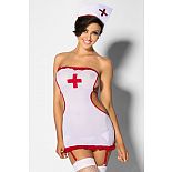 <strong>Комплект сексуальной медсестры Persea</strong> <br />
Сексуальный комплект медсестры. <div class="charTableblock"><div><span>Размер</span>: 1X (50-52)</div><div><span>Цвет</span>: белый</div><div><span>Производитель</span>: Anais, Польша</div></div> Комплект сексуальной медсестры Persea
Сексуальный комплект медсестры.