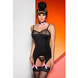 <strong>Корсаж Nora с прозрачными элементами и розовыми бантами</strong> <br />
Корсаж Nora с прозрачными элементами и розовыми бантами. <div class="charTableblock"><div><span>Размер</span>: L (46-48); XL (48-50)</div><div><span>Цвет</span>: черный</div><div><span>Производитель</span>: Avanua, Польша</div><div><span>В наличии</span>: L-XL, черный</div></div> Корсаж Nora с прозрачными элементами и розовыми бантами
Корсаж Nora с прозрачными элементами и розовыми бантами.