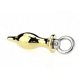 <strong>Золотистая анальная пробка с кольцом</strong> <br />
Анальная пробка изготовлена из медицинской стали. <div class="charTableblock"><div><span>Диаметр, см</span>: 3.50</div><div><span>Материал</span>: металл</div><div><span>Диаметр, см</span>: 3</div></div> Золотистая анальная пробка с кольцом
Анальная пробка изготовлена из медицинской стали.