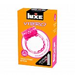 <strong>Розовое эрекционное виброкольцо LUXE VIBRO Техасский бутон + презерватив</strong> <br />
В каждой фирменной упаковке содержится презерватив в смазке с виброкольцом розового цвета в комплекте, мягко стимулирует эрогенные зоны партнерши и доводит ее до сладостного экстаза. <div class="charTableblock"><div><span>Материал</span>: силикон</div></div> Розовое эрекционное виброкольцо LUXE VIBRO Техасский бутон + презерватив
В каждой фирменной упаковке содержится презерватив в смазке с виброкольцом розового цвета в комплекте, мягко стимулирует эрогенные зоны партнерши и доводит ее до сладостного экстаза.