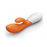 <strong>Оранжевый вибратор-стимулятор G-точки с клиторальным стимулятором Ina (LELO)</strong> <br />
INA - максимум от LELO!
<br><br>INA подойдет самым требовательным женщинам – утонченный и стильный вибратор для одновременной стимуляции точки G и клитора позволит испытать невероятно сильные оргазмы. Секрет INA кроется в его 8-ми уровнях вибрации. Два независимых моторчика, расположенных на кончиках, позволяют INA усилить вибрации в одной зоне, и в то же время сделать их более плавными в другой.
<br><br>Начав со стимуляции клиторальной области, удовольствие можно перенести на внутреннюю часть влагалища и точку G. INA способствует быстрому возбуждению, впоследствии доводя Вас до кульминации удовольствия снова и снова.
<br><br>INA доставляет удовольствие сразу двум самым чувствительным эрогенным женским зонам: клитору и точке G. А благодаря 8-ми режимам стимуляции и независимым моторчикам он сможет выполнить любое желание своей обладательницы.
<br><br>Работает от встроенного аккумулятора, поэтому Вам не нужно будет искать запасную пару батареек в самый неподходящий момент. Скорость и интенсивность легко регулируются через практичный интерфейс. Данные функции можно заблокировать, чтобы избежать случайного включения (например, при ношении в сумочке).
<br><br> Кроме самого вибратора INA, в комплект входят: роскошная атласная сумочка, лубрикант (тестер), руководство по применению на русском языке и зарядное устройство. <div class="charTableblock"> </div> Оранжевый вибратор-стимулятор G-точки с клиторальным стимулятором Ina (LELO)
INA - максимум от LELO!
<br><br>INA подойдет самым требовательным женщинам – утонченный и стильный вибратор для одновременной стимуляции точки G и клитора позволит испытать невероятно сильные оргазмы. Секрет INA кроется в его 8-ми уровнях вибрации. Два независимых моторчика, расположенных на кончиках, позволяют INA усилить вибрации в одной зоне, и в то же время сделать их более плавными в другой.
<br><br>Начав со стимуляции клиторальной области, удовольствие можно перенести на внутреннюю часть влагалища и точку G. INA способствует быстрому возбуждению, впоследствии доводя Вас до кульминации удовольствия снова и снова.
<br><br>INA доставляет удовольствие сразу двум самым чувствительным эрогенным женским зонам: клитору и точке G. А благодаря 8-ми режимам стимуляции и независимым моторчикам он сможет выполнить любое желание своей обладательницы.
<br><br>Работает от встроенного аккумулятора, поэтому Вам не нужно будет искать запасную пару батареек в самый неподходящий момент. Скорость и интенсивность легко регулируются через практичный интерфейс. Данные функции можно заблокировать, чтобы избежать случайного включения (например, при ношении в сумочке).
<br><br> Кроме самого вибратора INA, в комплект входят: роскошная атласная сумочка, лубрикант (тестер), руководство по применению на русском языке и зарядное устройство.