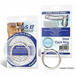 �������� ����������� ������ 4,8 �� STEEL COCK RING BLM4003 
�������� ����������� ������ � ��������� 4,8 ��.