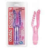 <strong>Двойной розовый вибратор Dual Panetrator</strong> <br />
Прозрачный двойной вибростимулятор предназначен для одновременного анально-вагинального проникновения, состоит из отростка в виде пениса и анальных бус. <br><br>Изготовлен из качественного геля розового цвета. Поверхность гладкая, бесшовная. <div class="charTableblock"> </div> Двойной розовый вибратор Dual Panetrator
Прозрачный двойной вибростимулятор предназначен для одновременного анально-вагинального проникновения, состоит из отростка в виде пениса и анальных бус. <br><br>Изготовлен из качественного геля розового цвета. Поверхность гладкая, бесшовная.