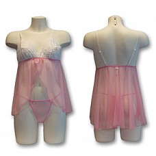 <strong>Розовая сорочка с белым кружевом F369-41 EF</strong> <br />
Сорочка розового цвета с белым кружевом на лифе и белыми бретелями, регулирующимися по высоте.<div class="charTableblock"> </div> Розовая сорочка с белым кружевом F369-41 EF
Сорочка розового цвета с белым кружевом на лифе и белыми бретелями, регулирующимися по высоте.