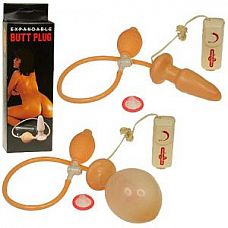 �������� ������  � ��������� BUTT PLUG VIBRATOR WITH PUMP 
�������� ������-��������.