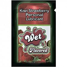 <strong>Гель-лубрикант на водной основе Wet Flavored Kiwi Strawberry с ароматом киви и клубники - 3 мл.</strong> <br />
Ароматизированный, увлажняющий гель-лубрикант на водной основе, совместим с латексом.<div class="charTableblock"><div><span>Основа</span>: водная</div><div><span>Особенности</span>: ароматизированная; вагинальная</div><div><span>Объем, мл</span>: до 5</div><div><span>Объем, мл</span>: 3</div></div> Гель-лубрикант на водной основе Wet Flavored Kiwi Strawberry с ароматом киви и клубники - 3 мл.
Ароматизированный, увлажняющий гель-лубрикант на водной основе, совместим с латексом.