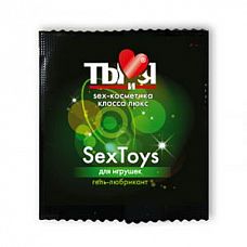 <strong>Гель-лубрикант SexToys в одноразовой упаковке - 4 гр.</strong> <br />
Уже из названия видно, что SexToys из серии Ты и Я предназначен для смазывания секс-игрушек, а также частей тела, с ними контактирующих.<div class="charTableblock"><div><span>Основа</span>: водная</div><div><span>Особенности</span>: для секс игрушек</div><div><span>Объем, мл</span>: до 5</div><div><span>Объем, мл</span>: 4</div></div> Гель-лубрикант SexToys в одноразовой упаковке - 4 гр.
Уже из названия видно, что SexToys из серии Ты и Я предназначен для смазывания секс-игрушек, а также частей тела, с ними контактирующих.