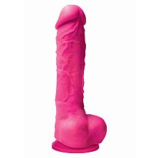 <strong>Фаллоимитатор COLOURS PLEASURES SMALL PINK NSN-0405-14</strong> <br />
<div class="charTableblock"><div><span>Длина, см</span>: 17.8</div><div><span>Диаметр, см</span>: 6.5</div><div><span>Материал</span>: силикон</div><div><span>Цвет</span>: красный/розовый</div><div><span>Особенности</span>: на присоске; с мошонкой</div><div><span>Длина, см</span>: 17-20</div><div><span>Диаметр, см</span>: 6</div></div> Фаллоимитатор COLOURS PLEASURES SMALL PINK NSN-0405-14