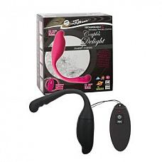 <strong>Чёрный вибростимулятор с пультом ДУ Couples Delight Remote Control Vibe</strong> <br />
Вибромассажер для пар обеспечивает одновременную вагинальную и клиторальную стимуляцию партнерши, а также оказывает достаточно сильное воздействие на пенис партнера.<div class="charTableblock"> </div> Чёрный вибростимулятор с пультом ДУ Couples Delight Remote Control Vibe
Вибромассажер для пар обеспечивает одновременную вагинальную и клиторальную стимуляцию партнерши, а также оказывает достаточно сильное воздействие на пенис партнера.