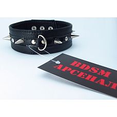 <strong>Ошейник с металлическими шипами 55009ars</strong> <br />
<div class="charTableblock"><div><span>Материал</span>: кожа</div><div><span>Цвет</span>: черный</div></div> Ошейник с металлическими шипами 55009ars