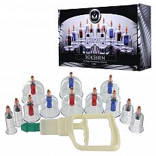 <strong>Набор из 12 вакуумных помп Sukshen 12 Piece Cupping Set</strong> <br />
Набор из 12 вакуумных помп - отличное средство для проведения вакуумного массажа (например, для снятия ломоты в мышцах) или для использования в BDSM-развлечениях.<div class="charTableblock"> </div> Набор из 12 вакуумных помп Sukshen 12 Piece Cupping Set
Набор из 12 вакуумных помп - отличное средство для проведения вакуумного массажа (например, для снятия ломоты в мышцах) или для использования в BDSM-развлечениях.