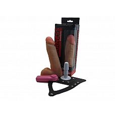 <strong>Виброфаллос телесного цвета на трусиках с плугом - 19 см.</strong> <br />
Вибромассажер с поясом Harness с выносным блоком-вибратором, телесный.<div class="charTableblock"><div><span>Длина, см</span>: 19</div><div><span>Диаметр, см</span>: 4.5</div><div><span>Длина, см</span>: 17-20</div><div><span>Диаметр, см</span>: 4</div><div><span>Материал</span>: ПВХ (PVC)</div><div><span>Цвет</span>: телесный</div><div><span>Особенности</span>: комплект; vac-u-lock; с вибрацией</div><div><span>Производитель</span>: Биоклон, Россия</div></div> Виброфаллос телесного цвета на трусиках с плугом - 19 см.
Вибромассажер с поясом Harness с выносным блоком-вибратором, телесный.