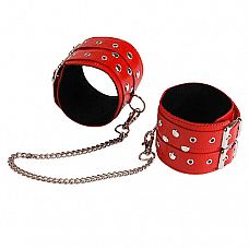 <strong>Кожаные красные оковы </strong> <br />
Изготавливаются из натуральной кожи с велюровой подкладкой.<div class="charTableblock"><div><span>Материал</span>: кожа</div><div><span>Цвет</span>: красный, розовый</div><div><span>Производитель</span>: Sitabella, Россия</div></div> Кожаные красные оковы
Изготавливаются из натуральной кожи с велюровой подкладкой.