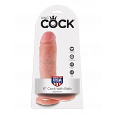    8" COCK WITH BALLS    
   8" COCK WITH BALLS     KING COCK     PVC - ,    - ,       .