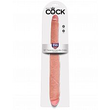 <strong>Фаллоимитатор двухсторонний 16" TAPERED DOUBLE DILDO телесный</strong> <br />
Фаллоимитатор двухсторонний 16" TAPERED DOUBLE DILDO из коллекции KING COCK выполненный из высококачественного материала PVC - поливинилхлорид, без добавления стабилизатора - кадмия, который оказывает негативное воздействие на репродуктивную функцию.<div class="charTableblock"><div><span>Длина, см</span>: 40.6</div><div><span>Диаметр, см</span>: 4.3</div><div><span>Материал</span>: ПВХ (PVC)</div><div><span>Цвет</span>: телесный</div><div><span>Особенности</span>: двухголовый; без мошонки</div><div><span>Длина, см</span>: 25 и более</div><div><span>Диаметр, см</span>: 4</div></div> Фаллоимитатор двухсторонний 16" TAPERED DOUBLE DILDO телесный 
Фаллоимитатор двухсторонний 16" TAPERED DOUBLE DILDO из коллекции KING COCK выполненный из высококачественного материала PVC - поливинилхлорид, без добавления стабилизатора - кадмия, который оказывает негативное воздействие на репродуктивную функцию.