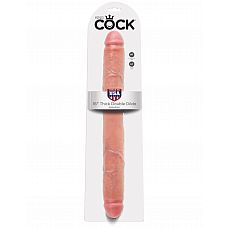 <strong>Фаллоимитатор двухсторонний 16" THICK DOUBLE DILDO телесный</strong> <br />
Фаллоимитатор двухсторонний 16" THICK DOUBLE DILDO из коллекции KING COCK выполненный из высококачественного материала PVC - поливинилхлорид, без добавления стабилизатора - кадмия, который оказывает негативное воздействие на репродуктивную функцию.<div class="charTableblock"><div><span>Длина, см</span>: 40.6</div><div><span>Диаметр, см</span>: 4.6</div><div><span>Материал</span>: ПВХ (PVC)</div><div><span>Цвет</span>: телесный</div><div><span>Особенности</span>: двухголовый; без мошонки</div><div><span>Длина, см</span>: 25 и более</div><div><span>Диаметр, см</span>: 4</div></div> Фаллоимитатор двухсторонний 16" THICK DOUBLE DILDO телесный 
Фаллоимитатор двухсторонний 16" THICK DOUBLE DILDO из коллекции KING COCK выполненный из высококачественного материала PVC - поливинилхлорид, без добавления стабилизатора - кадмия, который оказывает негативное воздействие на репродуктивную функцию.